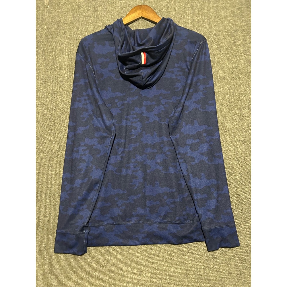 Rhoback hesi hoodie performance camouflage mens blue medium stretch read - Picture 3 of 6